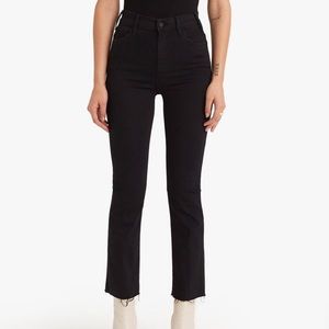 Mother Hustler Ankle Fray cropped jeans size 24